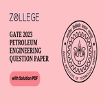GATE 2023 Petroleum Engineering Question Paper with Solution Pdf